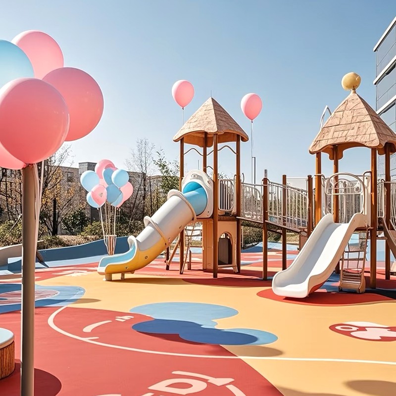 Amusement Park atan hian EPDM Sports Surfacr layer a awm a, a man pawh a tlawm hle.