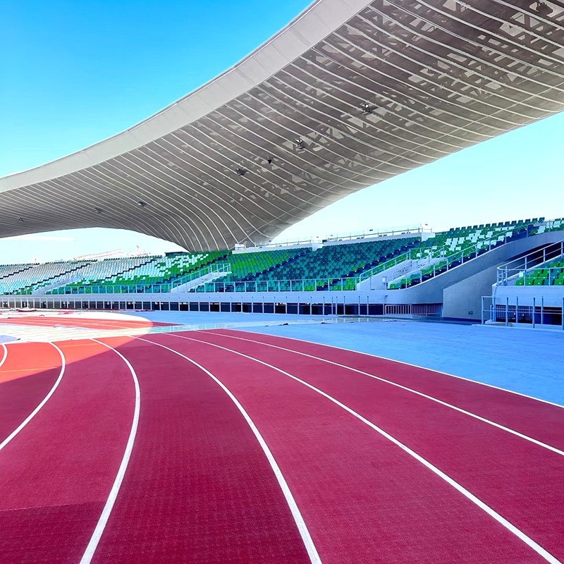 Prefabricated competition-Sports surface layer bik .